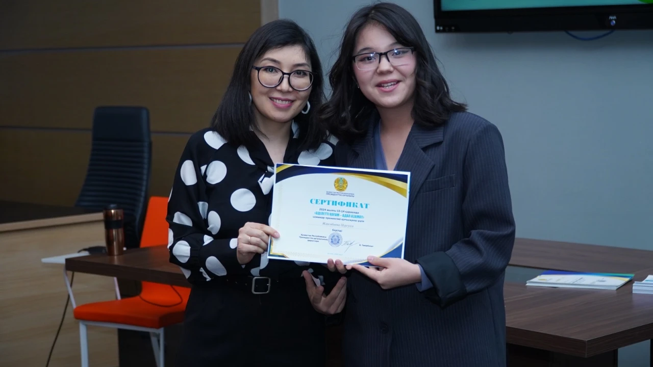 Meeting of Student Youth with Chairperson of "Unified Children and Youth Organization, RPO 'Zhas Ulan' Dinara Sadvokasova Took Place in the Capital 
