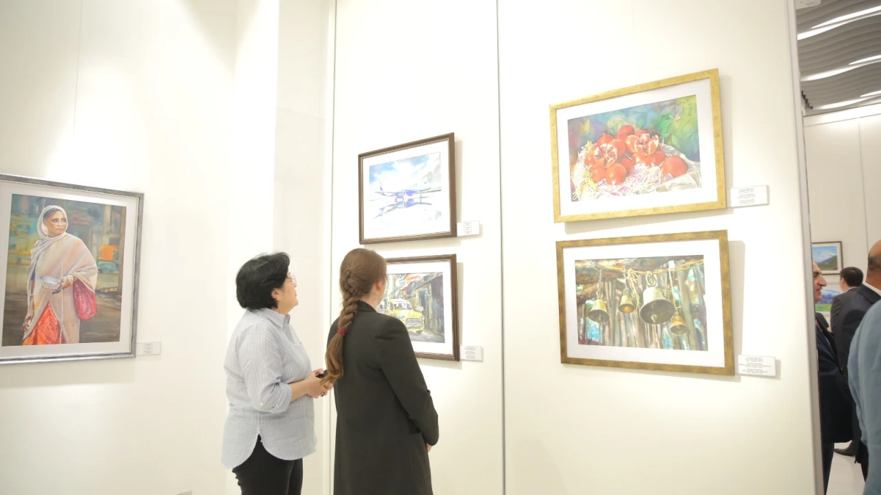 The exhibition “Uniting Art: Kazakhstan-India” opened in the Presidential Center of the Republic of Kazakhstan 