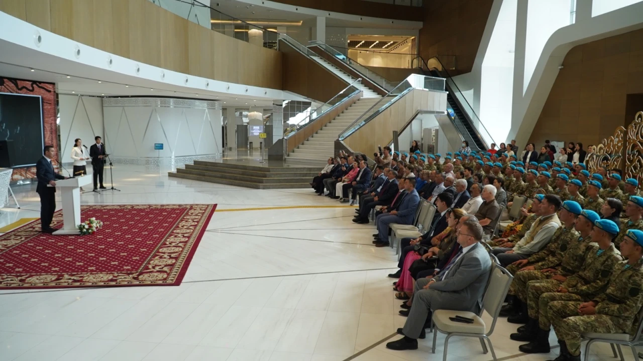 An exhibition marking the 35th anniversary of the closure of the Semipalatinsk Nuclear Test Site and the 90th birthday of Olzhas Suleimenov has opened at the Presidential Center of the Republic of Kazakhstan 