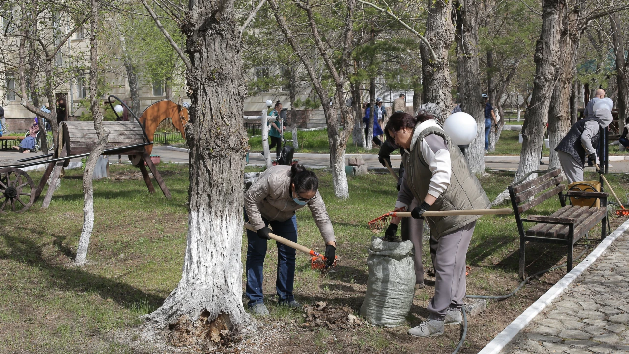 The Team of the Presidential Center Held a Сlean-up Event at the Center for Special Social Services 