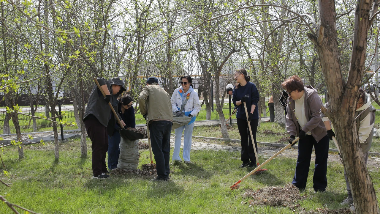 The Team of the Presidential Center Held a Сlean-up Event at the Center for Special Social Services 