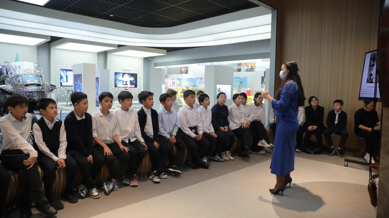 THE CAPITAL'S SCHOOLCHILDREN VISITED THE MUSEUM OF THE PRESIDENTIAL CENTER OF THE REPUBLIC OF KAZAKHSTAN 