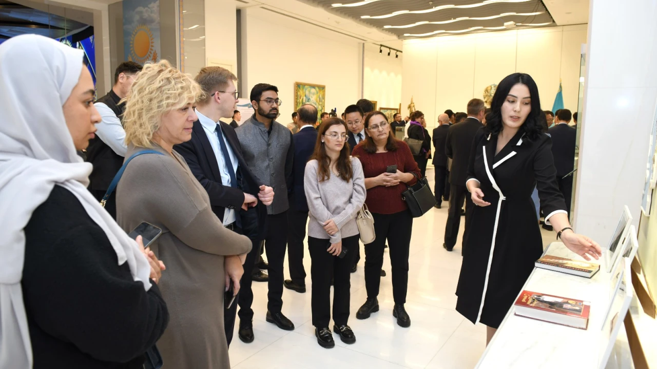 THE OPENING OF THE EXHIBITION DEDICATED TO REPUBLIC DAY TOOK PLACE IN THE PRESIDENTIAL CENTER OF THE REPUBLIC OF KAZAKHSTAN 