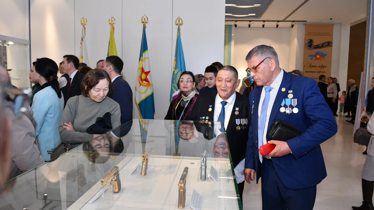 The thematic exhibition dedicated to the heroic deeds of our compatriots opened in the Presidential Center of the Republic of Kazakhstan