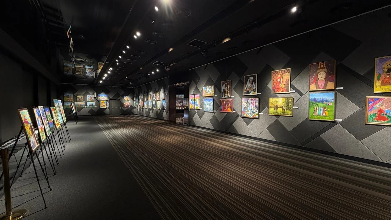 В Президентском центре прошло открытие выставки, дипломных работ выпускников Школы искусств столицы 