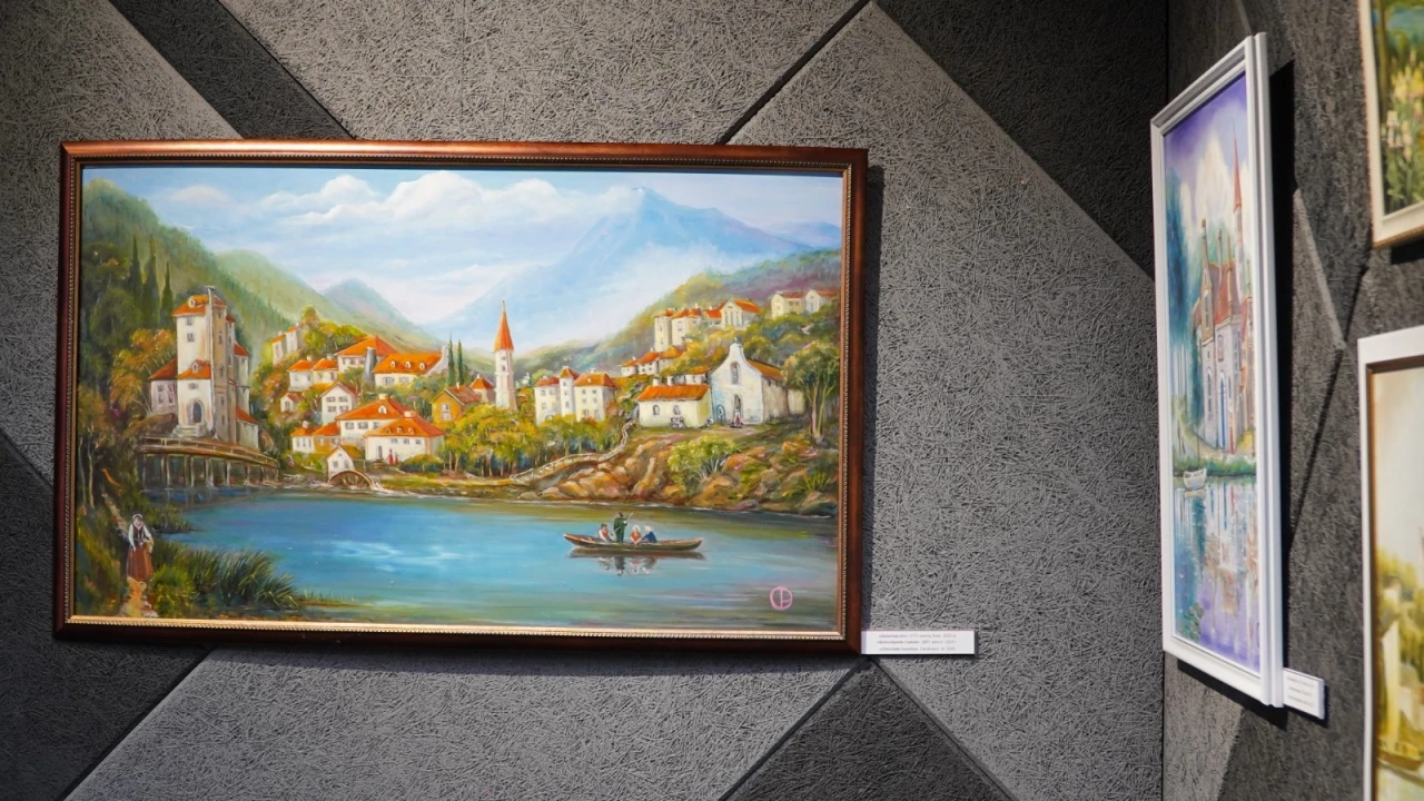 Президенттік орталықта Ольга Рехтинаның «Өзге әлемдер түсі» атты жеке көрмесі ашылды 