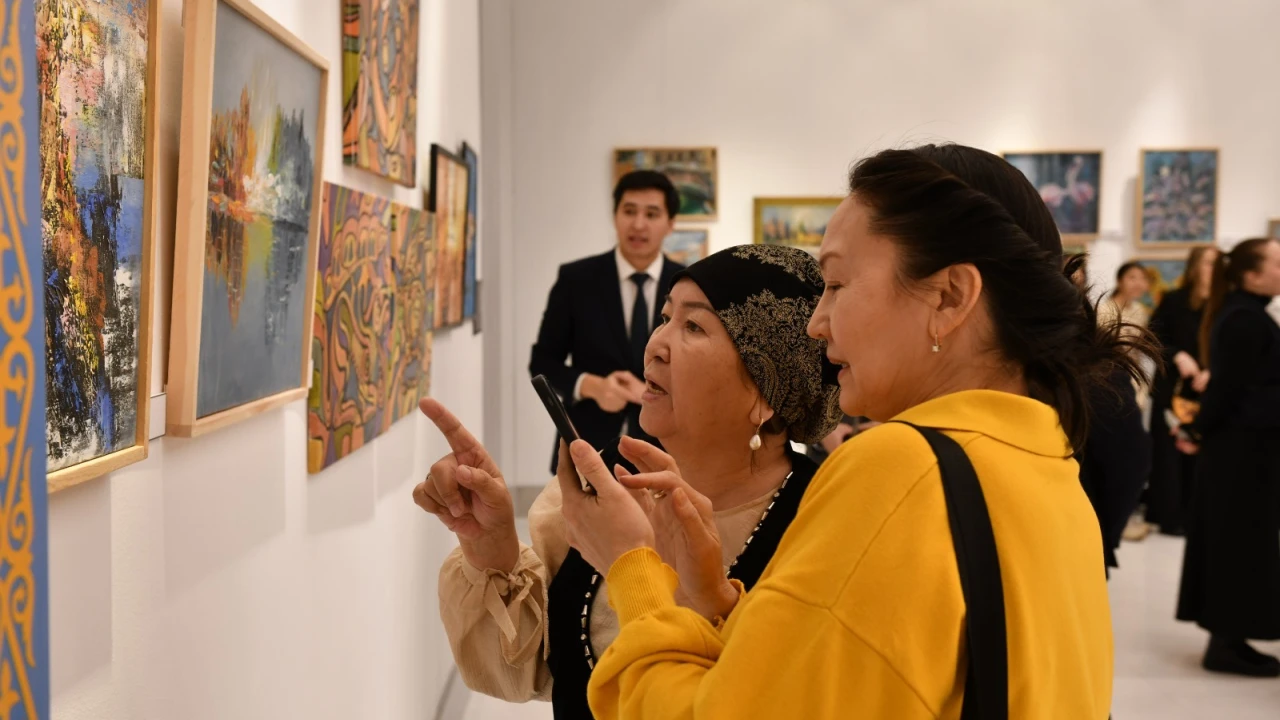 В Президентском центре открылась  персональная выставка Айткуль Тасмагамбетовой 