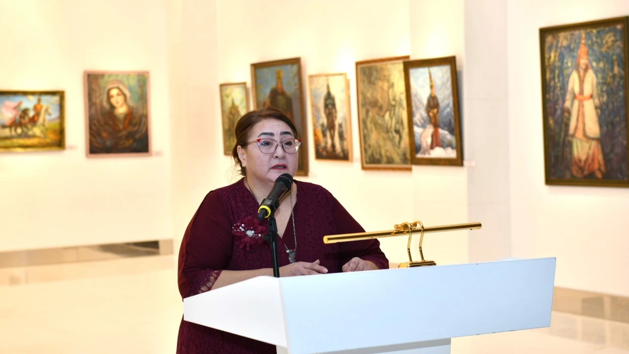 В Президентском центре открылась  персональная выставка Айткуль Тасмагамбетовой 