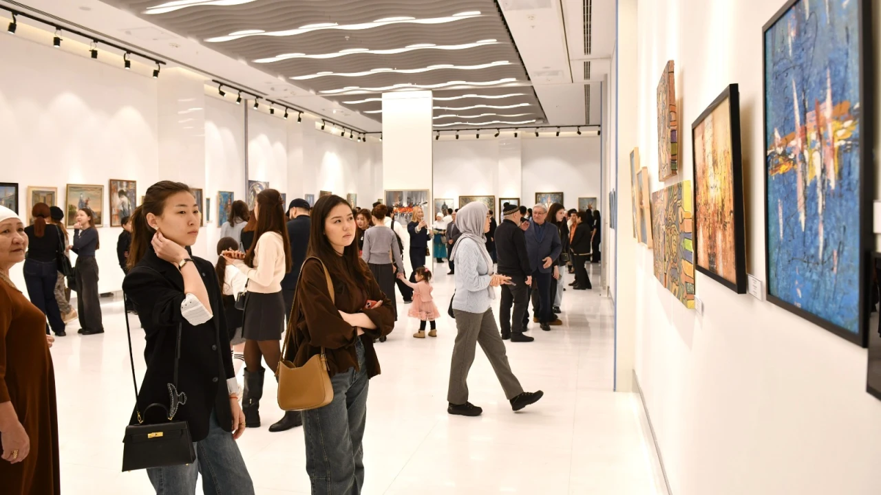 В Президентском центре открылась  персональная выставка Айткуль Тасмагамбетовой 