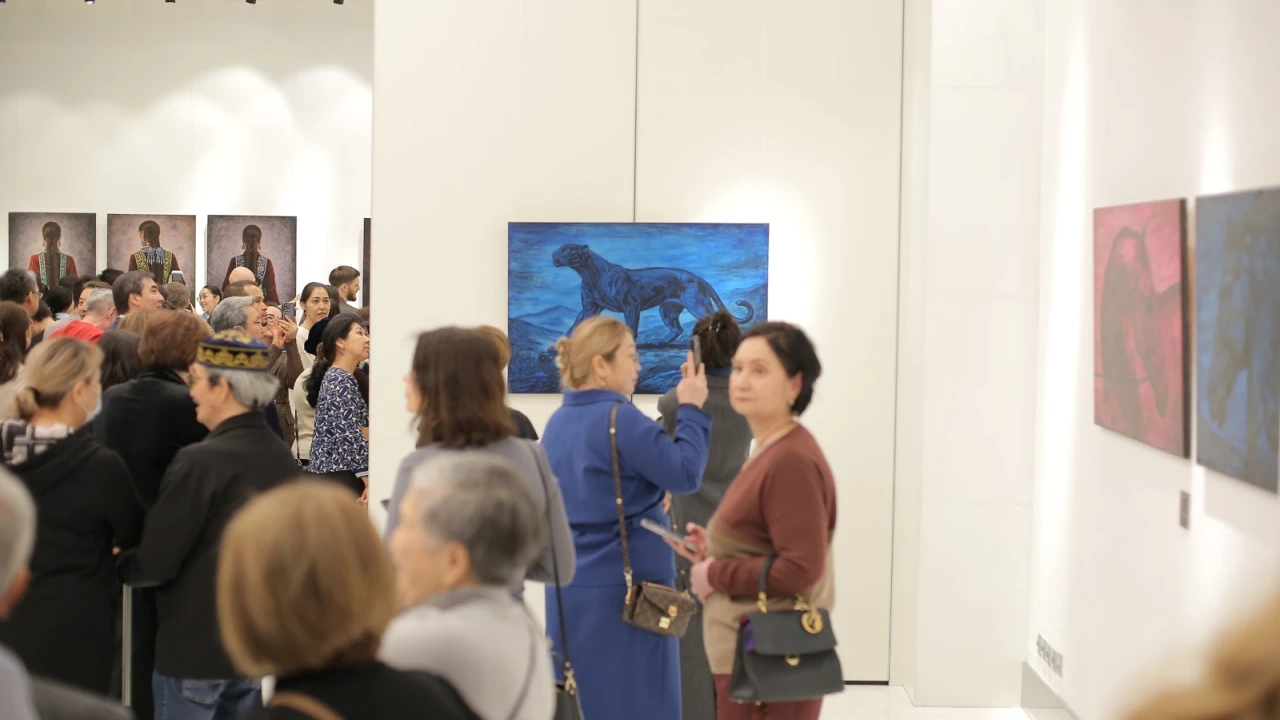 ҚР Президенттік орталығында Лейла Махаттың «Тек» атты жеке көрмесінің салтанатты ашылуы өтті 