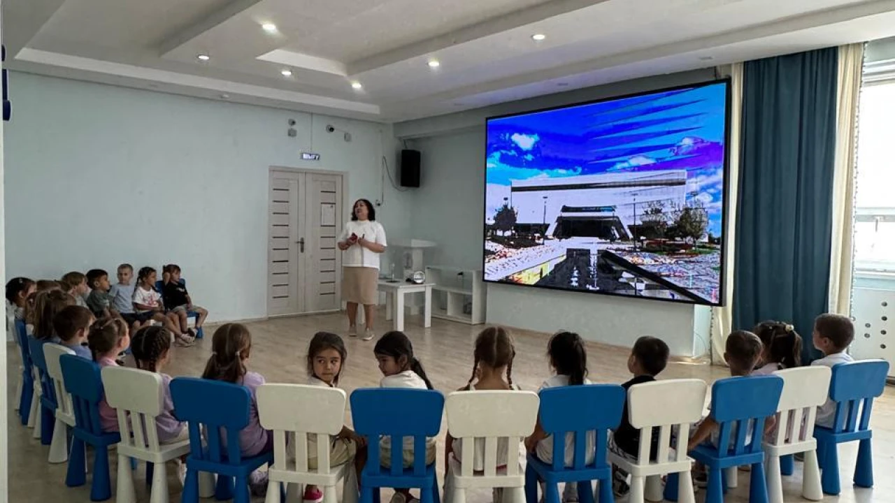 "My Capital – Astana": Presidential Center staff  delivered a mobile museum lesson for preschool children 