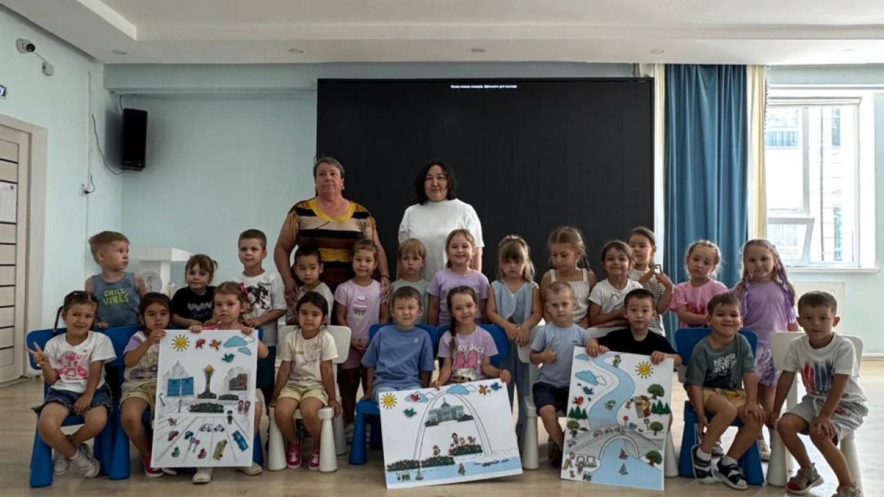 "My Capital – Astana": Presidential Center staff  delivered a mobile museum lesson for preschool children 