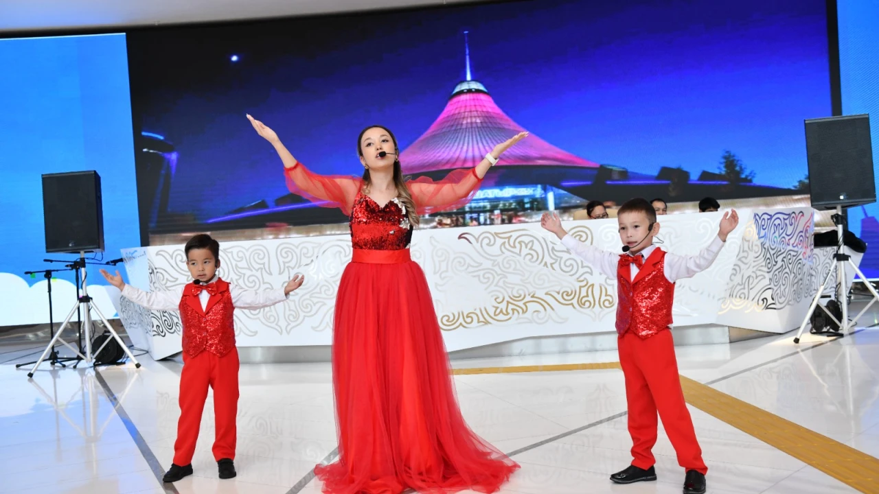 The Future of Kazakhstan: Children from Kindergarten No. 53 "Merey" Celebrate Capital Day at the Presidential Center 