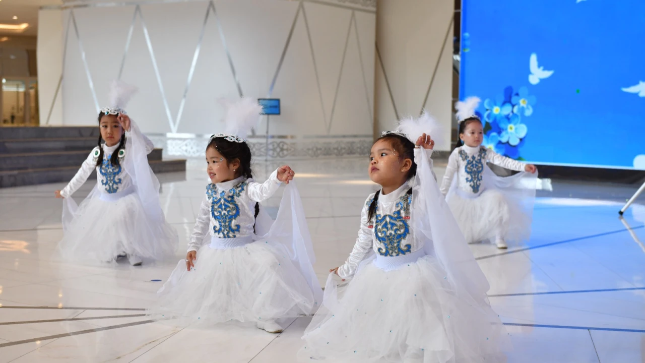 The Future of Kazakhstan: Children from Kindergarten No. 53 "Merey" Celebrate Capital Day at the Presidential Center 