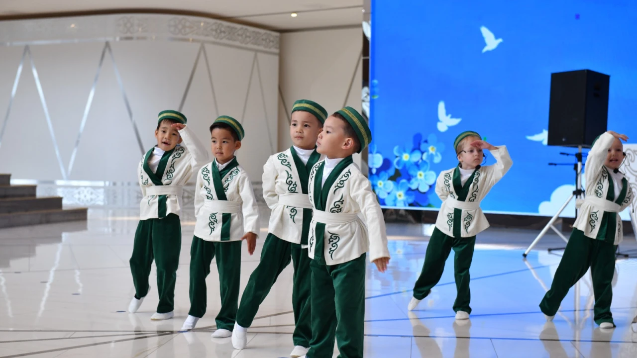 The Future of Kazakhstan: Children from Kindergarten No. 53 "Merey" Celebrate Capital Day at the Presidential Center 