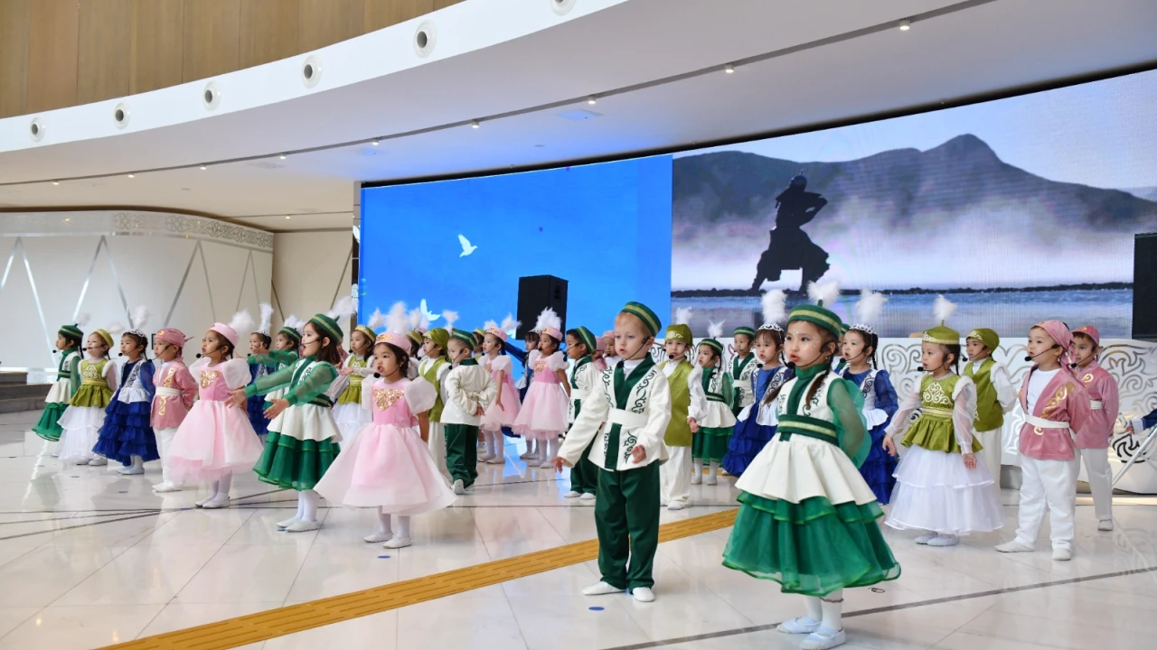 The Future of Kazakhstan: Children from Kindergarten No. 53 "Merey" Celebrate Capital Day at the Presidential Center 