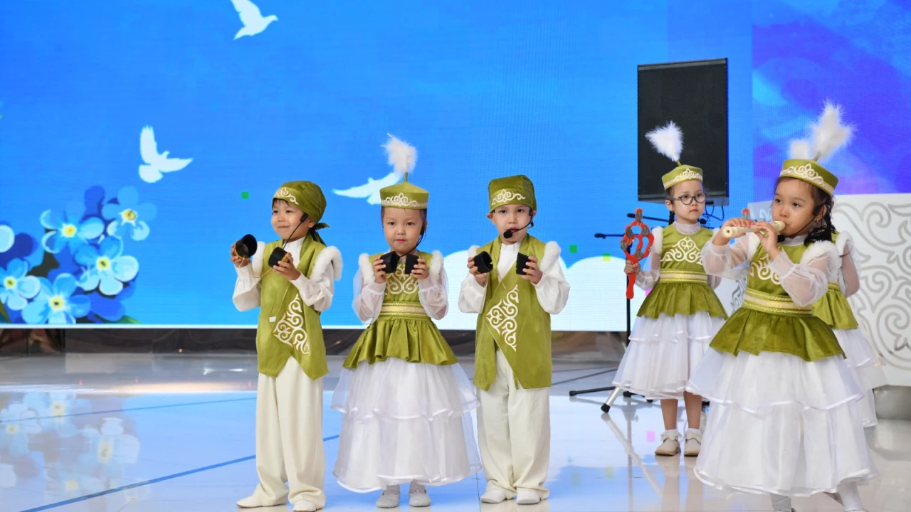 The Future of Kazakhstan: Children from Kindergarten No. 53 "Merey" Celebrate Capital Day at the Presidential Center 